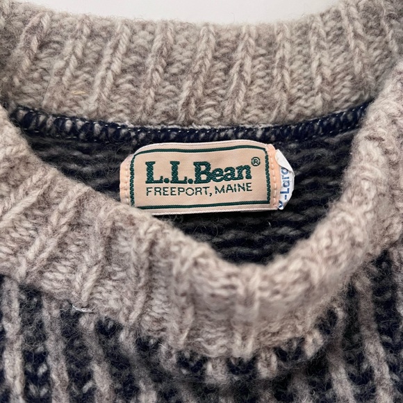 Vintage 80s L.L. Bean women’s heavy knit sweater size XL - Picture 4 of 4